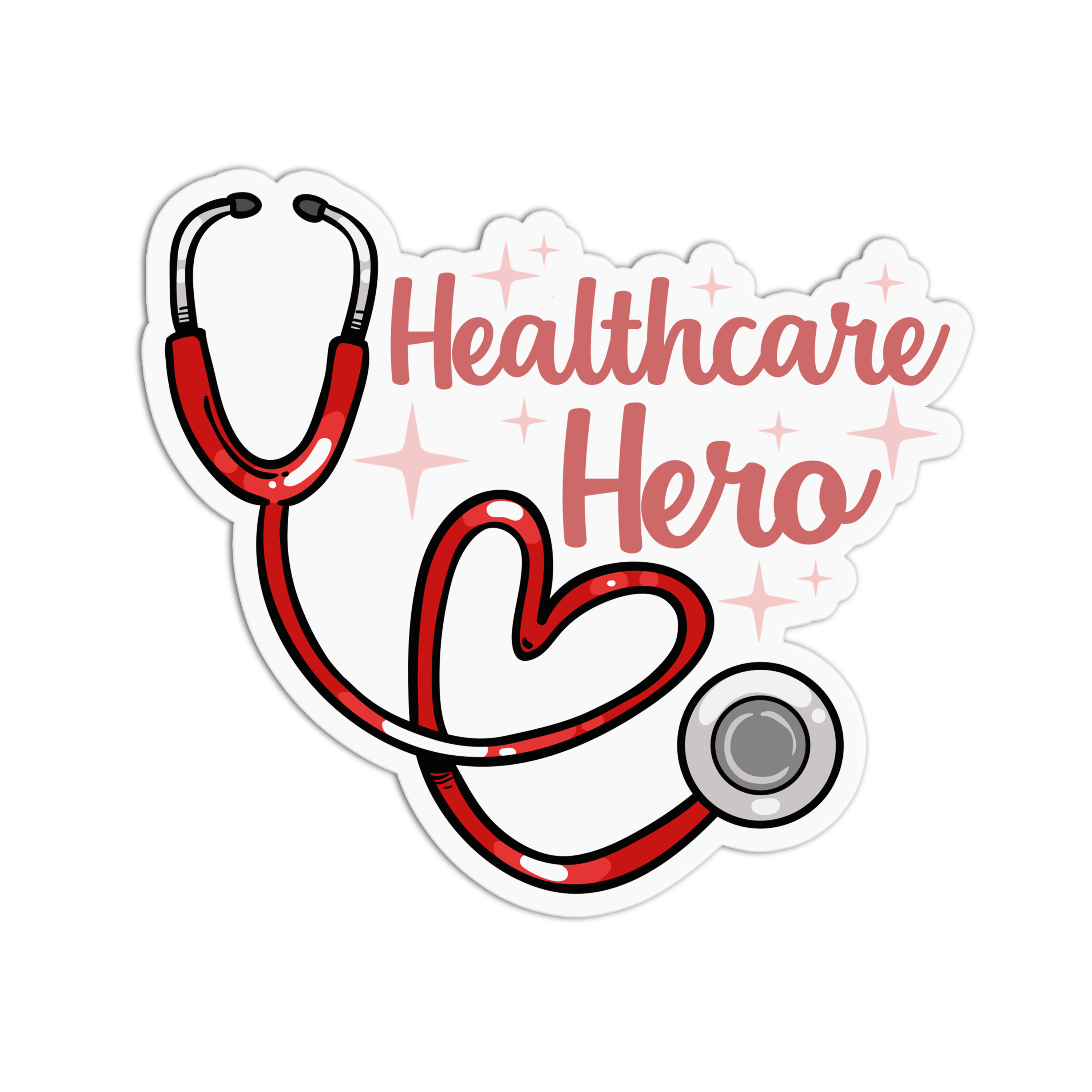 Healthcare Hero Nurse Stickers – GirlsPrintingHouse